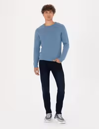 شلوار جین جذب مردانه سرمه ای پیرکاردین