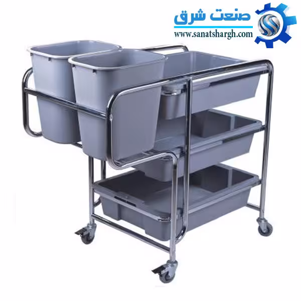 ترولی ظروف کثیف