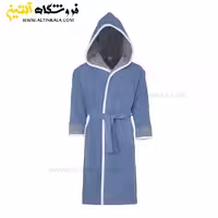 حوله پالتویی کودک سلین طرح پسفیک ابی-طوسی سایز 4-5