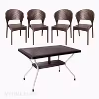 ست میز و صندلی 4 نفره مدل حصیربافت ناصر 621-972