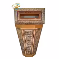 ست سطل و جادستمال کاغذی خاتم کاری استخونی