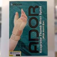 مچ و شست بند دو طرفه آتل دار  نئوپرنی آدور فری سایز مشکی رنگ 