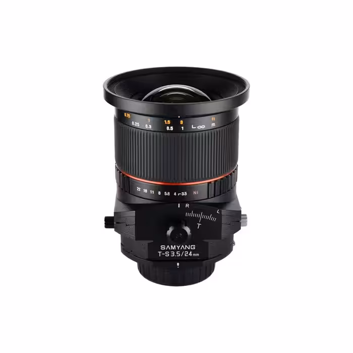لنز سامیانگ مدل Samyang 24mm f/3.5 ED AS UMC Tilt-Shift for Nikon