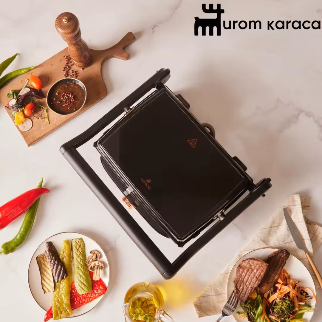 ساندویچ ساز و گریل کاراجا Gastro Grill Premium مشکی مسی