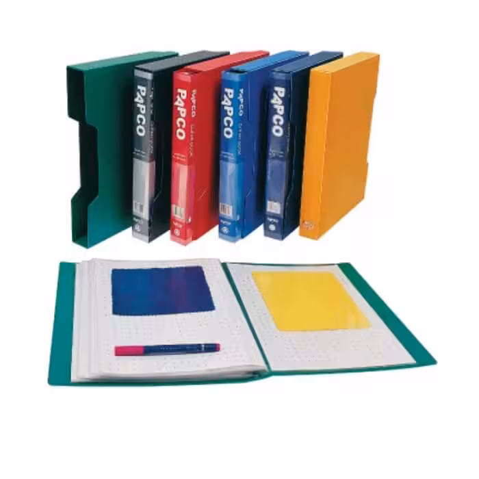 کلیربوک 80 برگ پاپکو با قاب