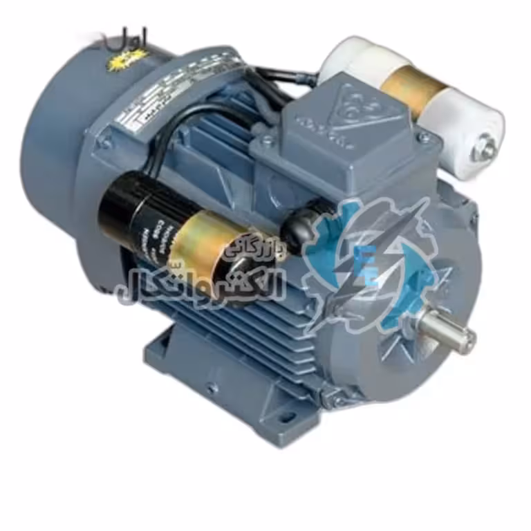 الکتروموتور صنعتی 3/4اسب 0/55kw تکفاز کلاچ دار 1500دور