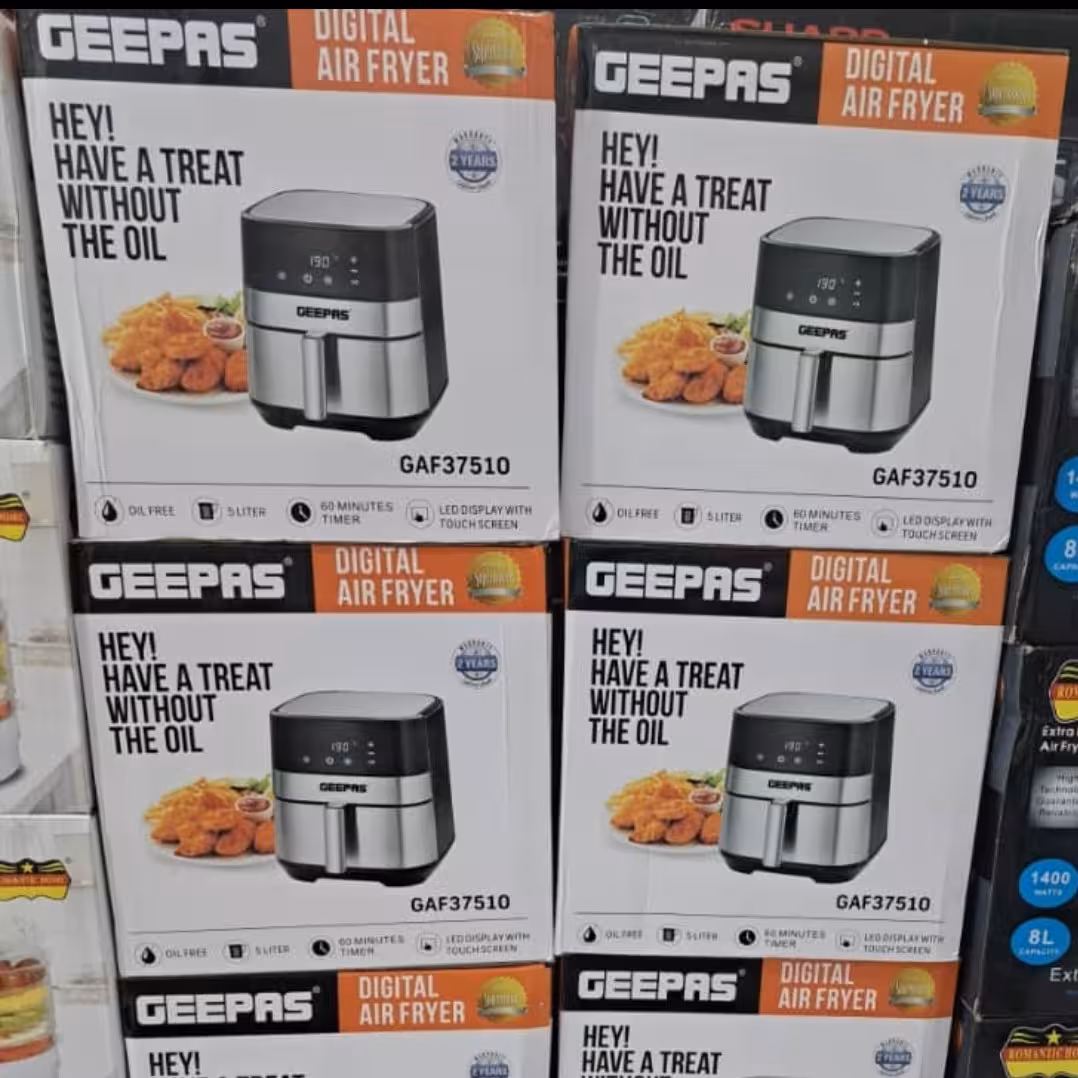 سرخ کن بدون روغن جیپاس 5 لیتر مدل 37510