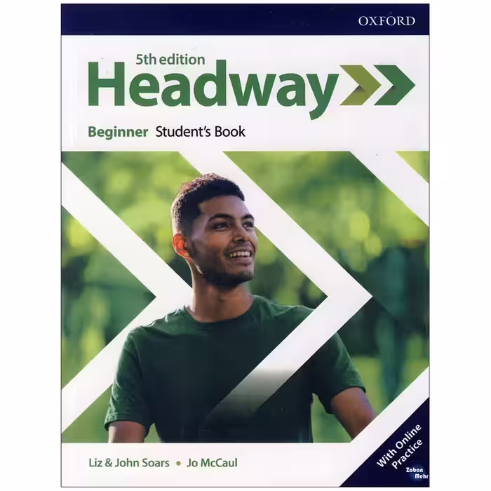 کتاب Headway Beginner اثر Liz & John Soars and Jo McCaul انتشارات زبان مهر