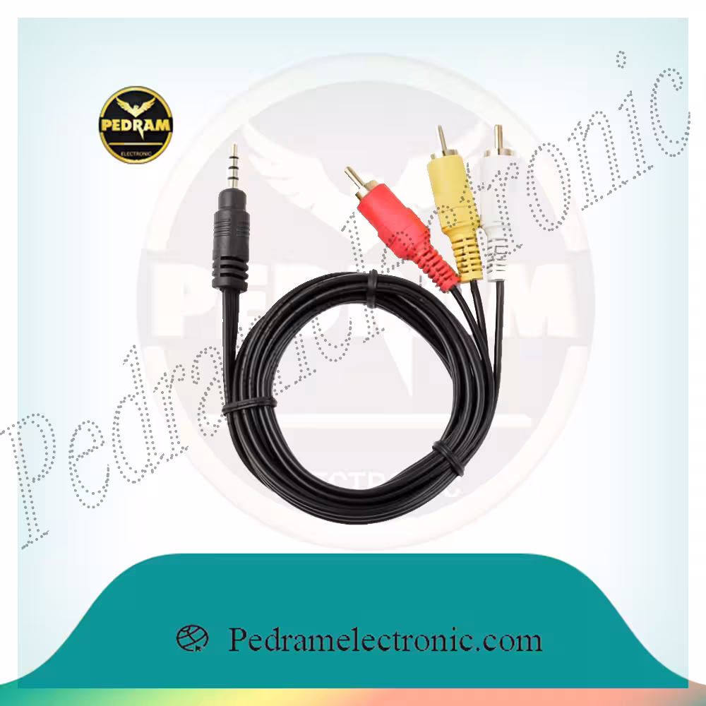 کابل تبدیل 1 به 3 RCA طول 15 متر