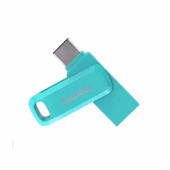 فلش مموری سن دیسک مدل GO USB/Type-C ظرفیت 64 گیگابایت آبی - فروشگاه اینترنتی پروتاچ