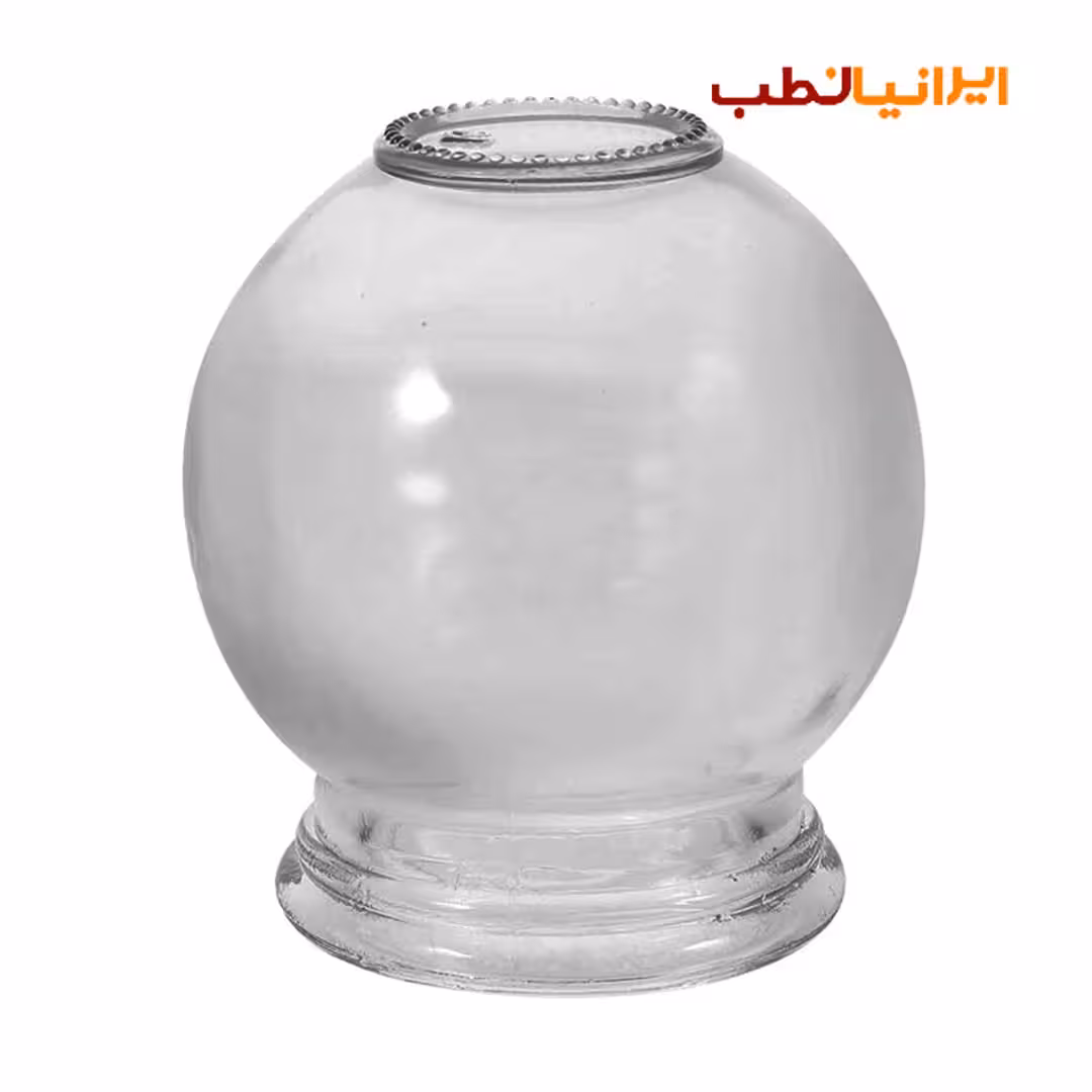 لیوان شیشه ای بادکش گرم فالیزک شماره 1 کارتن 36 عددی