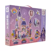 لگو قلعه دخترانه 572 قطعه برند سمبو کد NO.616232