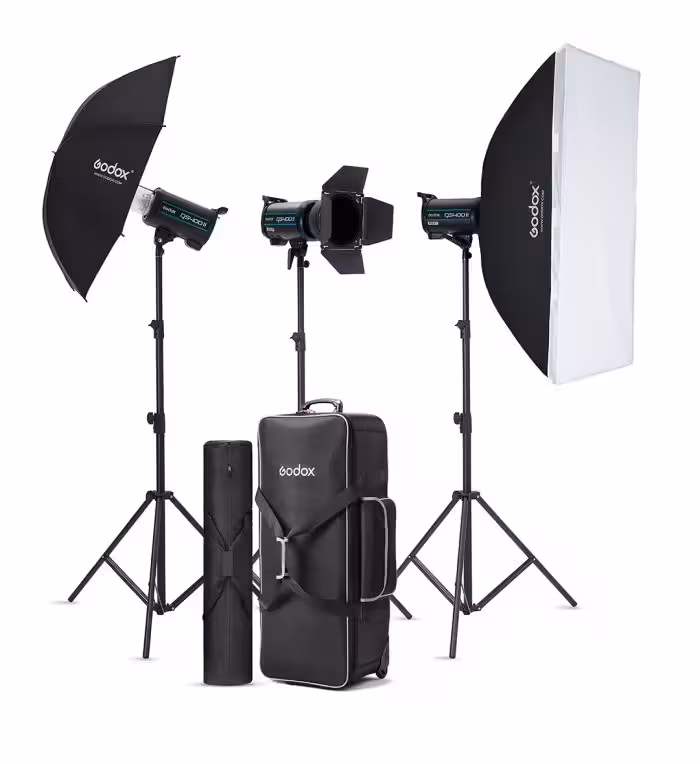 کیت فلاش استودیویی گودکس Godox Falsh Studio QS-400 II