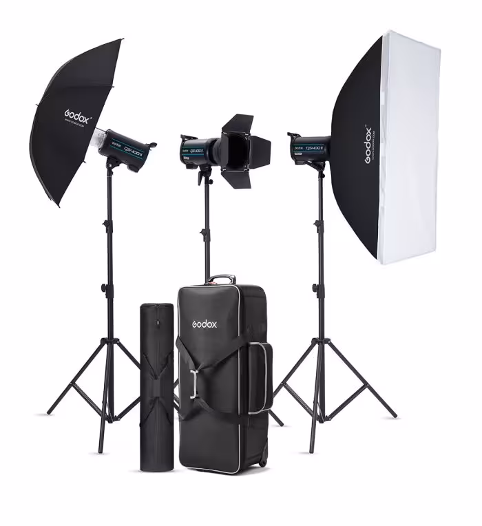 کیت فلاش استودیویی گودکس Godox Falsh Studio QS-400 II