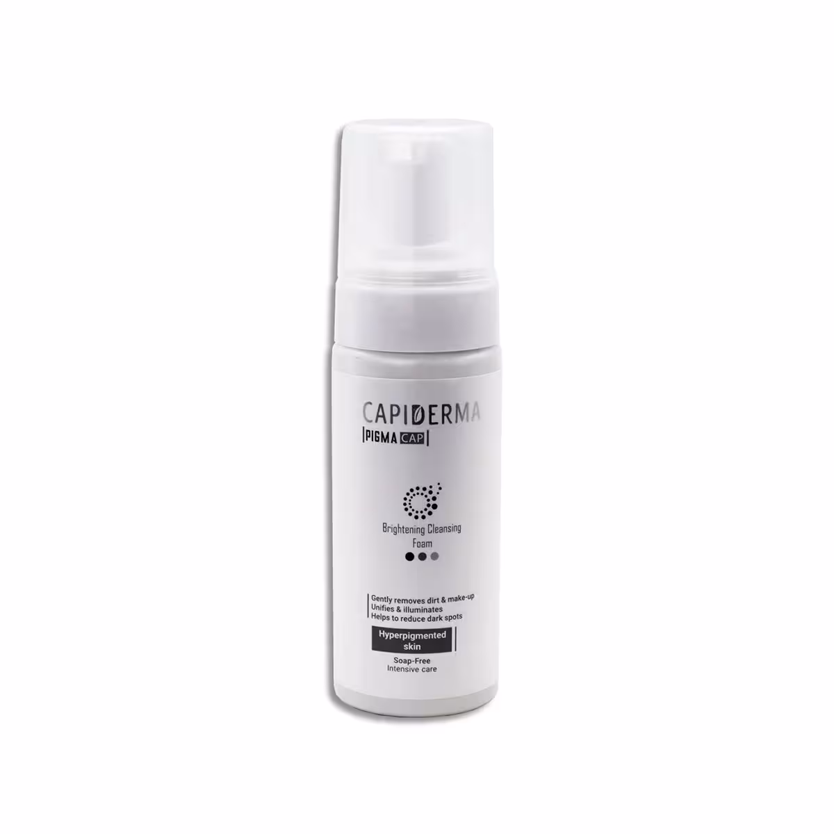 فوم شستشو و روشن کننده کپیدرما مدل پیگما کپ 150 میلی لیتر ـ CapidermaPigma Cap Brightening Cleansing Foam ـ کیپدرما