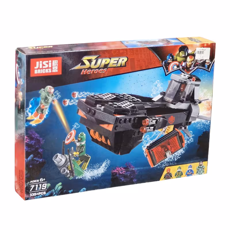 لگو زیردریایی سری قهرمانان برند JISI کد 7119