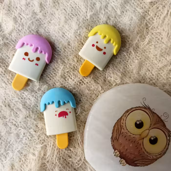 پاک کن طرح بستنی چوبی