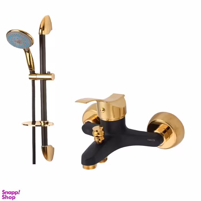 شیر حمام فاخته مدل کارن به همراه علم دوش کد MT