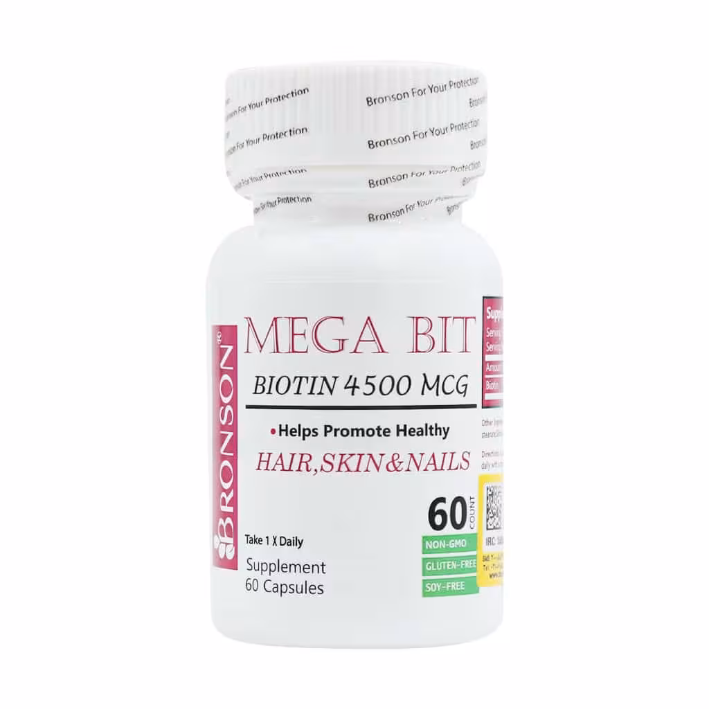 مگابیت بیوتین 4500 میکروگرم برونسون 60 عددی