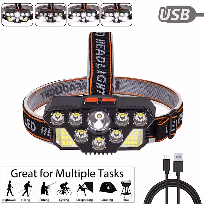 چراغ هدلایت حرفه ای مدل 28 لامپ