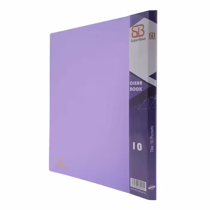 کلربوک 10 برگ A4 سوپربایند