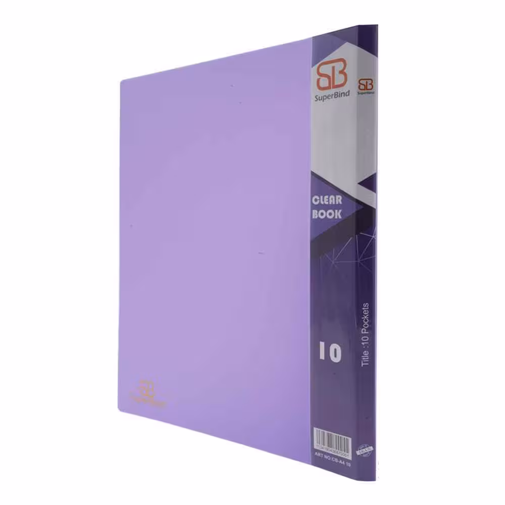 کلربوک 10 برگ A4 سوپربایند