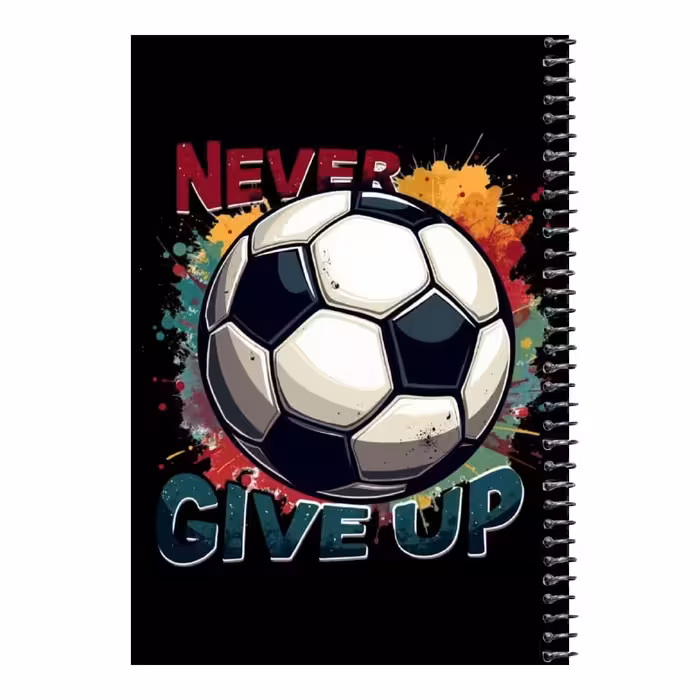 دفتر مشق 80 برگ اس جی مدل توپ فوتبال