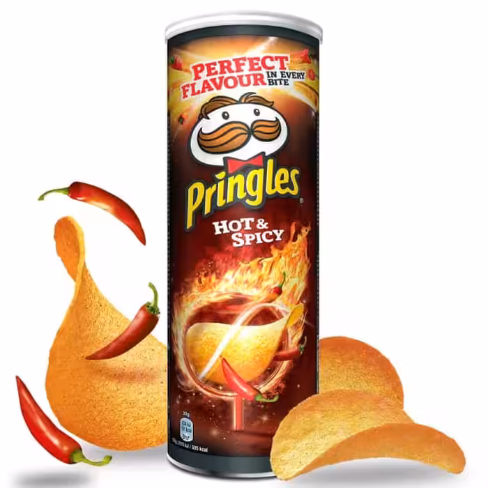 چیپس پرینگلز 165 گرم تند و اسپایسی – Pringles Hot & Spicy