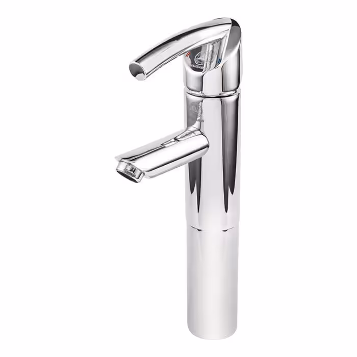 شیر روشویی پایه بلند قهرمان مدل تنسو