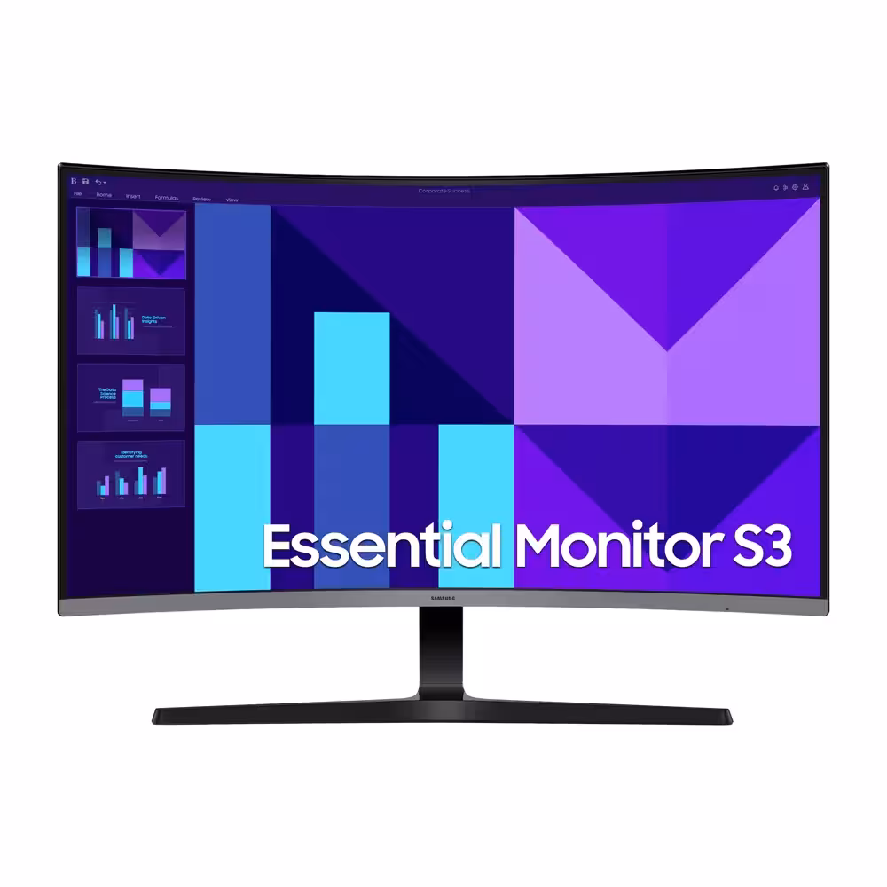 مانیتور سامسونگ مدل Essential S3 100Hz (S32D392GAM)  سایز 32 اینچ