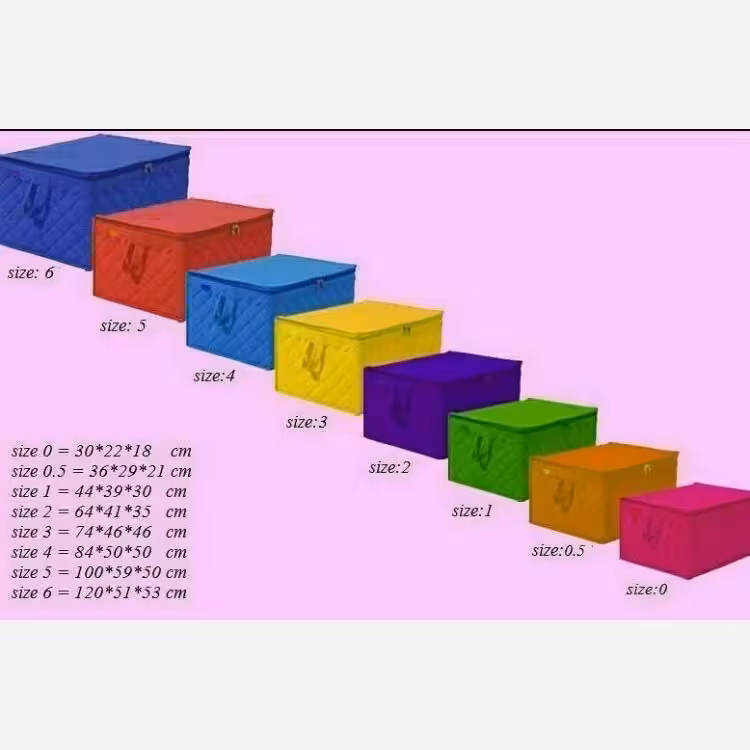 بغچه لباس پارچه ای دولایه سایز 3 | amazonchi