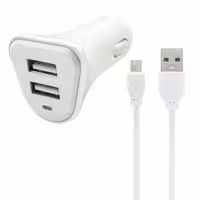 شارژر فندکی نافومی مدل C05 به همراه کابل microUSB