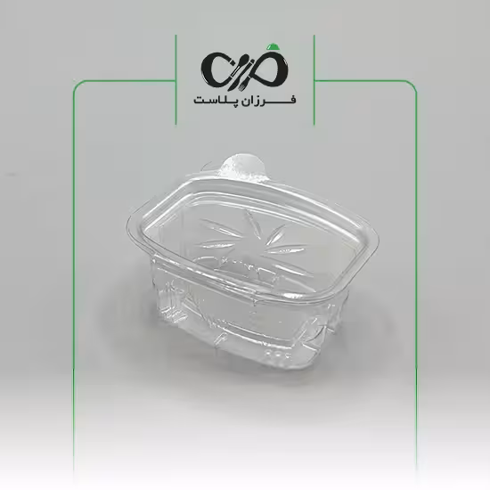 ظرف یکبار مصرف سسی 30cc درب دار تک ظرف (1000عدد)