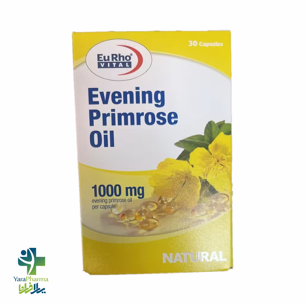 کپسول ژلاتینی روغن گل مغربی 1000 میلی یوروویتال 30 عددی