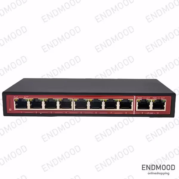 سوئیچ 8 پورت PoE ایزی گیگز SWU-1401-10GP