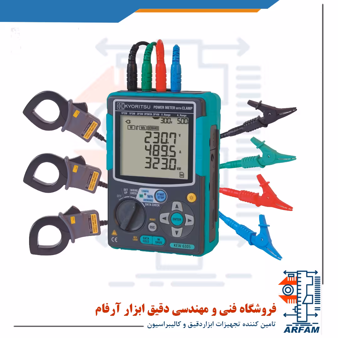 پاور متر دیجیتال کیوریتسو مدل KYORITSU 6305-03 -اصل ژاپن