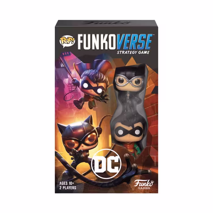 فیگور و بازی استراتژیک Funkoverse مدل کت وومن و رابین