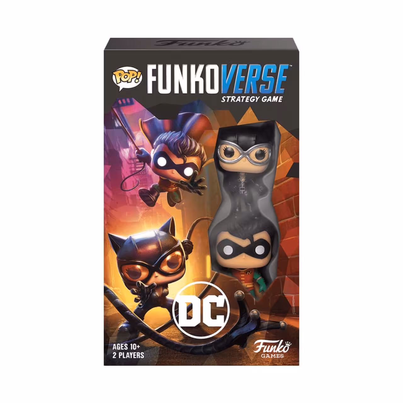 فیگور و بازی استراتژیک Funkoverse مدل کت وومن و رابین
