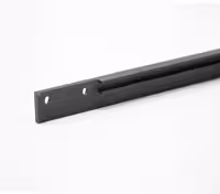 کپ درپوش بالا یا پایین ساده مدل فرنچ استایل 40 سانتی متری رنگ مشکی مات فانتونی کد I241