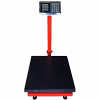 باسکول 300 کیلویی دیجیتال محک | مناسب سبد گذاری | کفه 50*50 سانتیمتر | نمایشگر یکطرفه | کیبورد استیل |