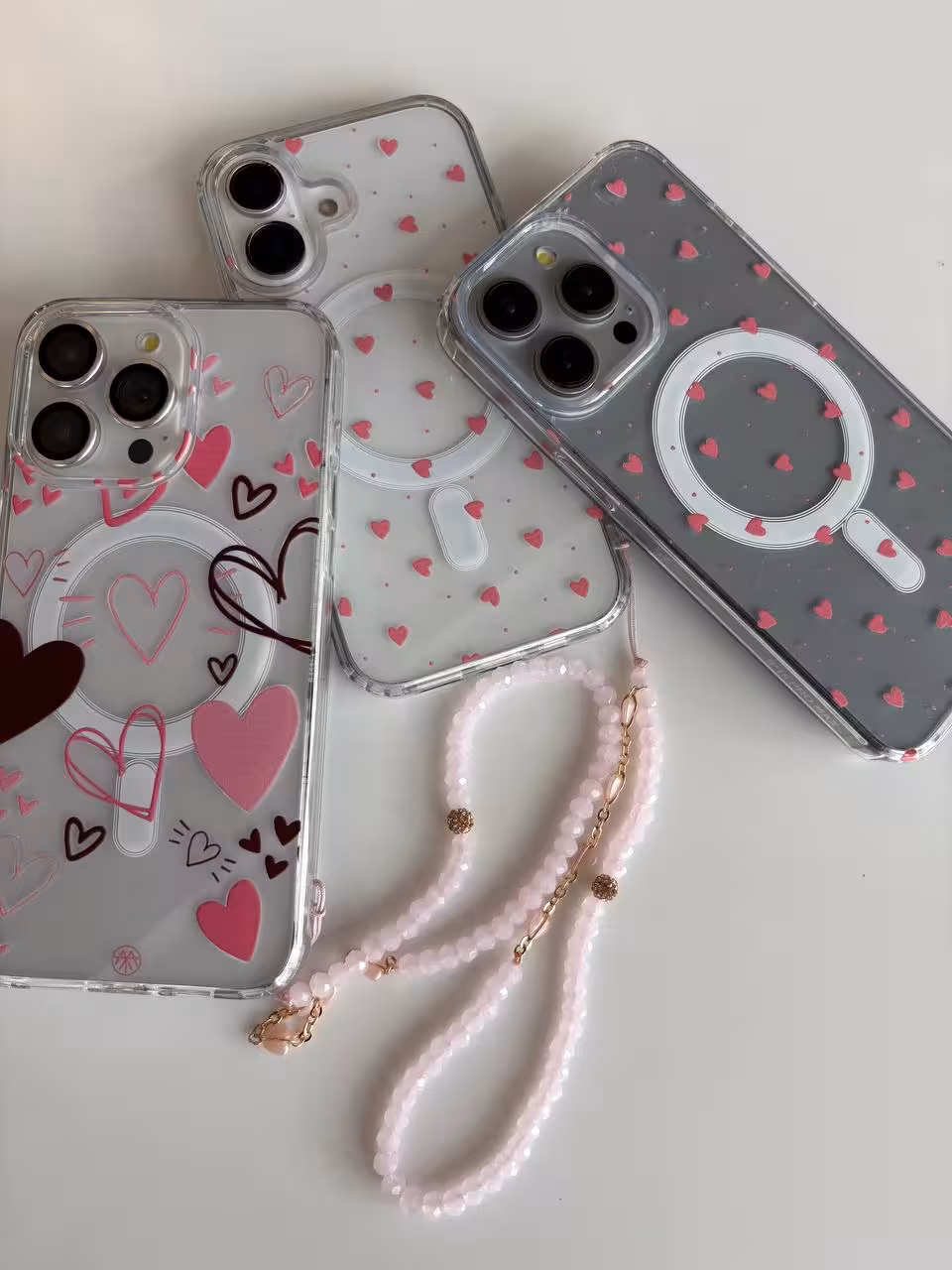 قاب قلب صورتی