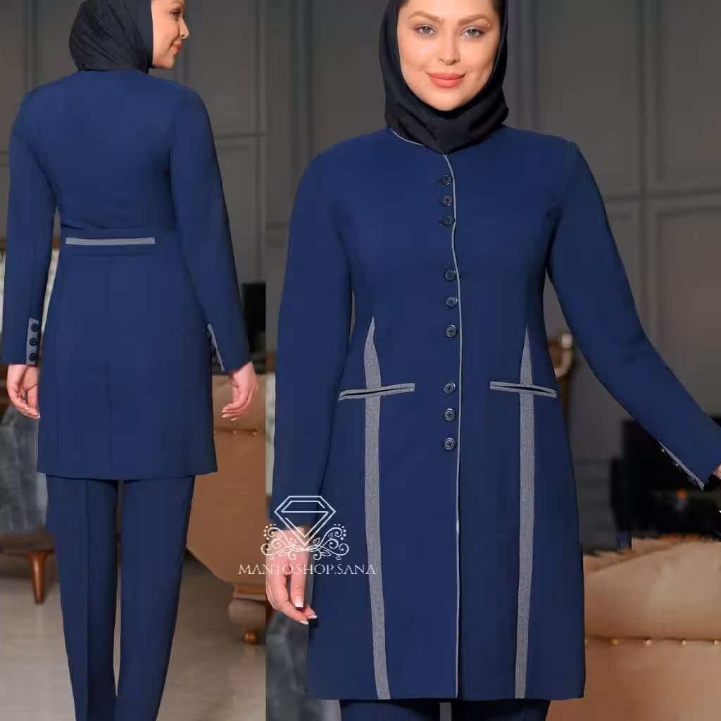 مانتوشلوار اداری سایز بزرگ 