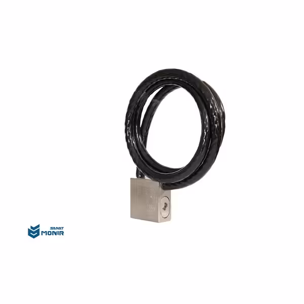 قفل کابلی موتور منیر صنعت - یراقینو فروش یراق آلات کابینت و درب