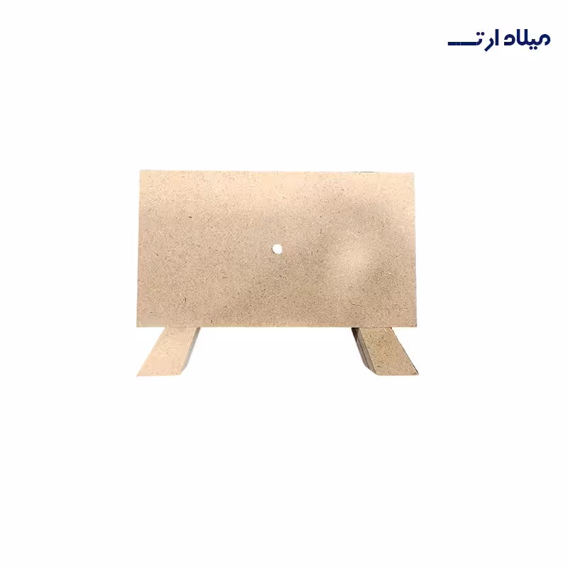 بیس MDF ساعت مستطیل پایه دار13*23سانت
