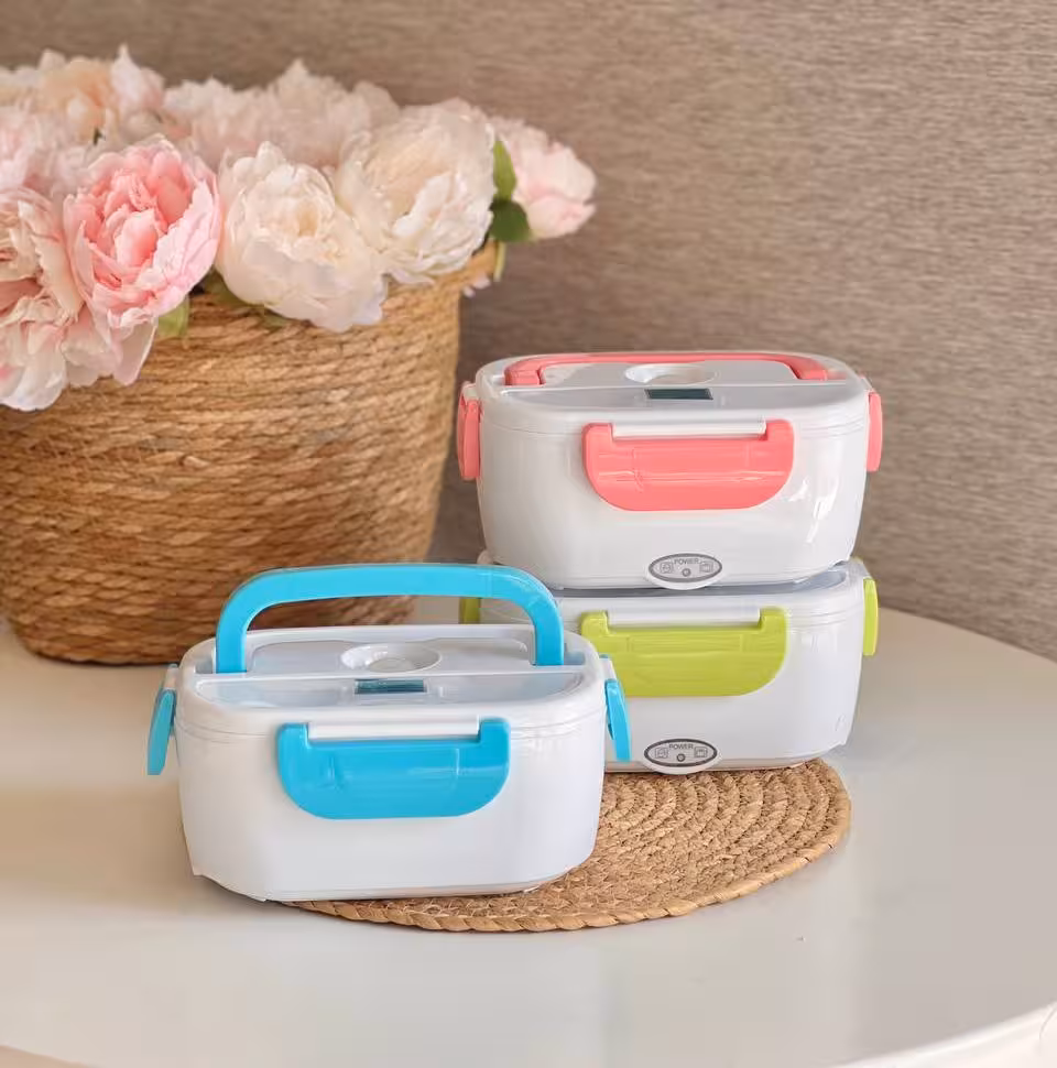 ظرف غذا پلاستیکی برقی با کابل برق خانگی کد 5793