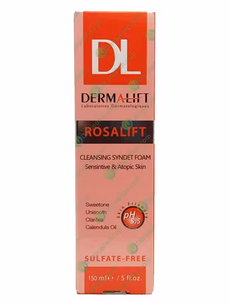 فوم شستشوی صورت رزالیفت درمالیفت مناسب پوست های حساس و آتوپیک – Dermalift ROSALIFT