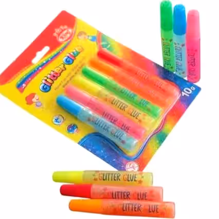 چسب اکلیلی پاستلی 6 رنگ کینگ