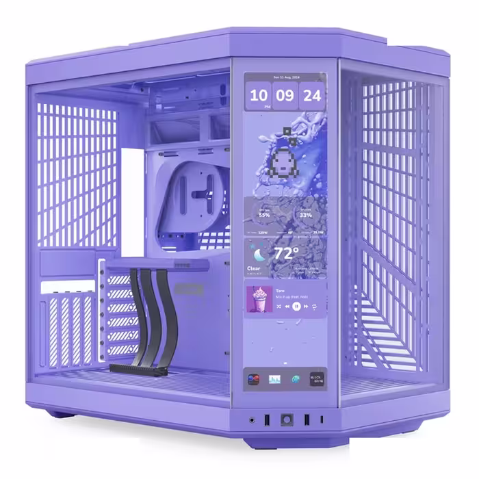کیس کامپیوتر برند هایت مدل Y70 Touch InfiniteTaro Milk