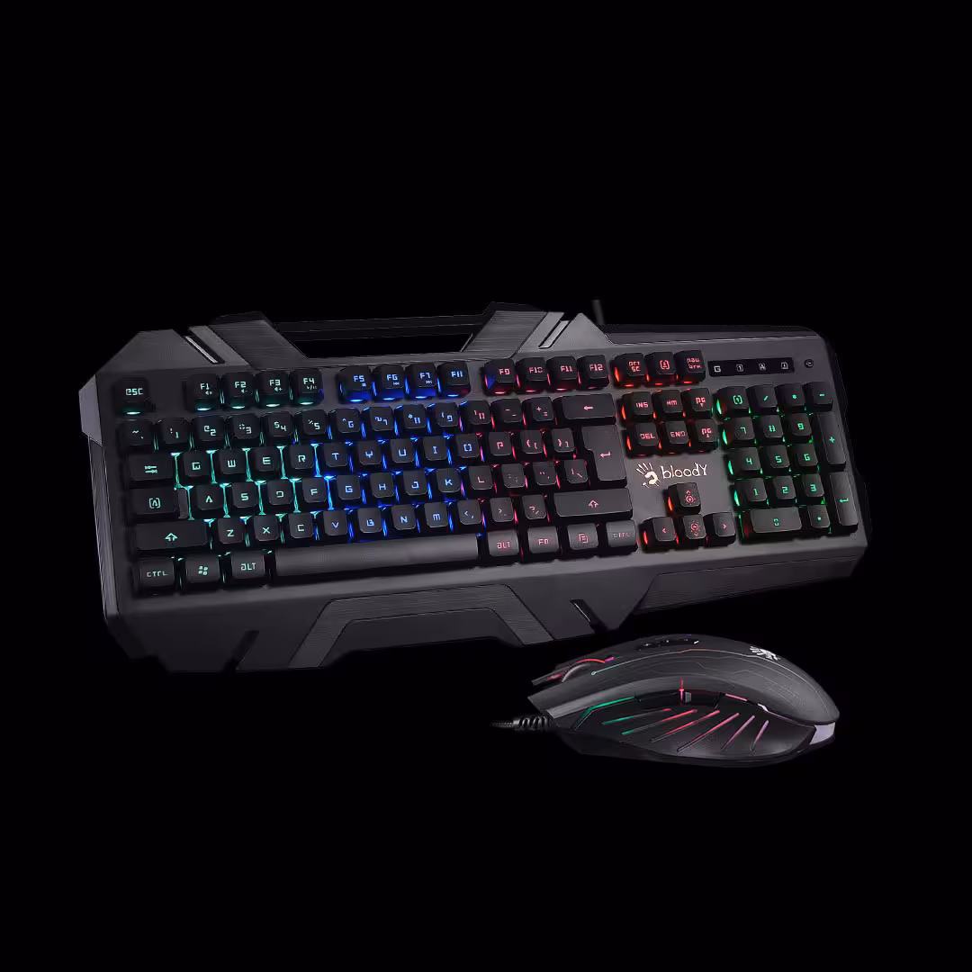 موس و کیبورد گیمینگ بلادی Bloody مدل B2500