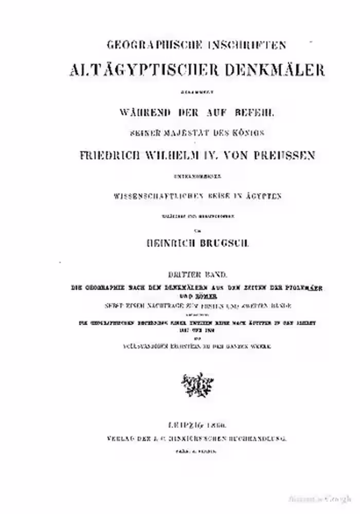 خرید و دانلود نسخه کامل کتاب Die Geographie nach den Denkmälern aus den Zeiten der Ptolemäer und Römer